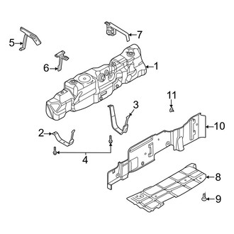 Ford OE - Fuel System Components (Tank & Brackets), (7.3L)