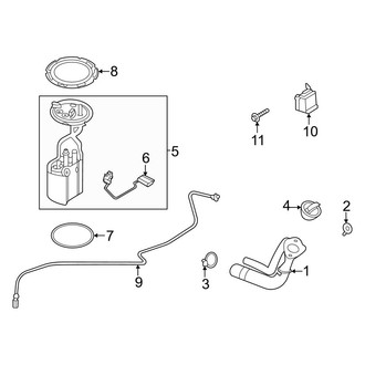 Ford OE - Fuel System Components (Filler & Pump), (Regular Cab / SuperCab / Crew Cab 7.3L)