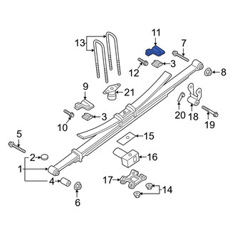 Ford OE - Rear Right Leaf Spring Bumper Bracket