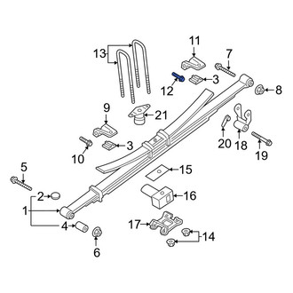 Ford OE - Bumper Face Bar Bolt