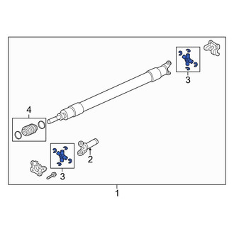 Ford OE - Rear Rearward Universal Joint