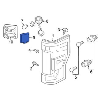 Ford OE - Rear Blind Spot Detection System Warning Sensor