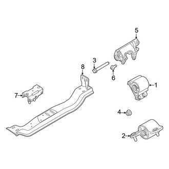 Ford OE - Engine & Transmission Mounting (Regular Cab / SuperCab / Crew Cab 7.3L)