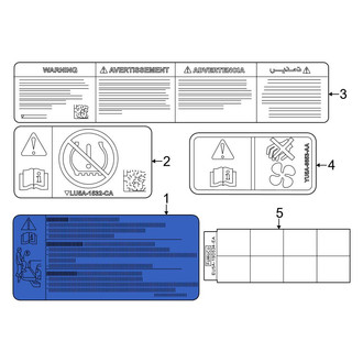 Ford OE - Caution Label