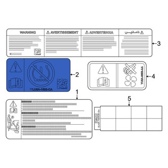 Ford OE - Caution Label