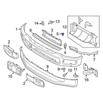 Ford OE - Bumper Impact Strip Clip