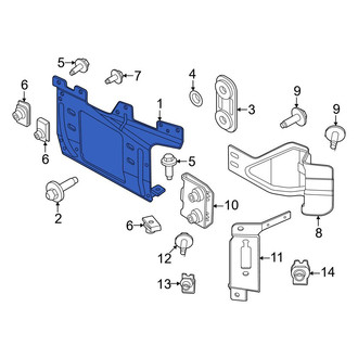 Ford OE - Front Left Bumper Face Bar Mount