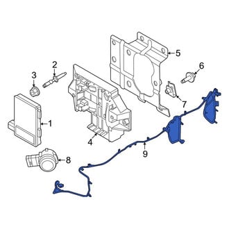 Ford OE - Front Left Inner Parking Aid Sensor Housing