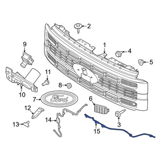 Ford OE - Front Headlight Washer Hose