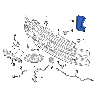 Ford OE - Front Left Radiator Support Air Duct