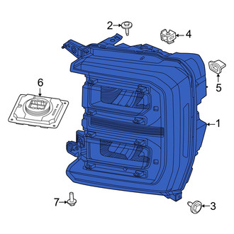 Ford OE - Front Right Headlight Assembly