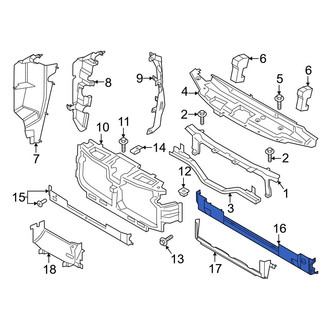 Ford OE - Front Lower Radiator Support Air Deflector