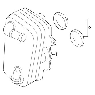 Ford OE - Cooling - Oil Cooler (Regular Cab / SuperCab / Crew Cab 6.8L)
