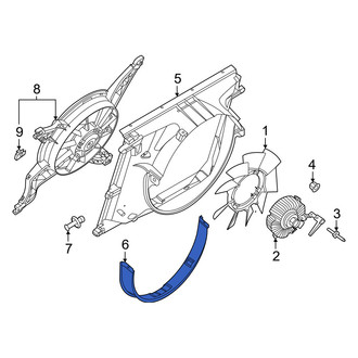 Ford OE - Engine Cooling Fan Shroud