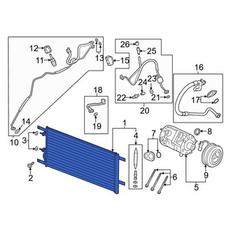 Ford OE - A/C Condenser