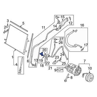 Ford OE - Front A/C Refrigerant Discharge Hose