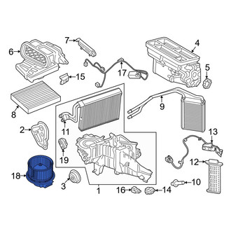 Ford OE - HVAC Blower Motor Assembly