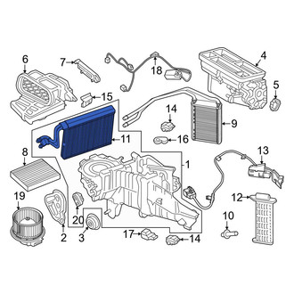 Ford OE - A/C Evaporator Core