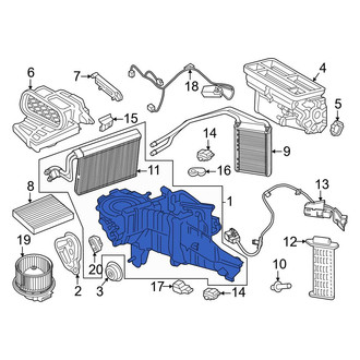 Ford OE - A/C Evaporator Core
