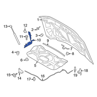 Ford OE - Front Right Hood Hinge