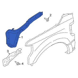 Ford OE - Front Left Fender Rail