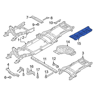 Ford OE - Fuel Tank Skid Plate