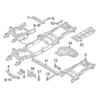 Ford OE - Frame & Components (Crew Cab)