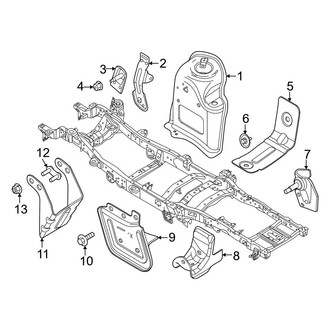 Ford OE - Frame & Components (Suspension Mounting), (Regular Cab / SuperCab / Crew Cab)
