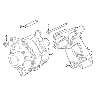 Ford OE - Electrical - Alternator (Single Alternator), (Regular Cab / SuperCab / Crew Cab 6.8L / 7.3L)