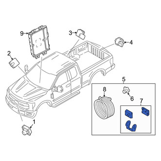 Ford OE - Right Inner Park Assist Camera Bracket