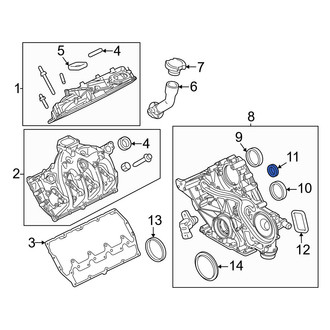 Ford OE - Engine Timing Cover Gasket