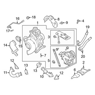 Ford OE - Engine - Turbocharger & Components