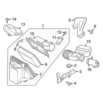 Ford OE - Engine - Air Intake (Regular Cab / SuperCab / Crew Cab 6.8L)
