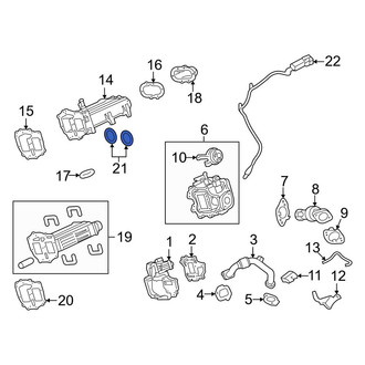 Ford OE - Exhaust Gas Recirculation (EGR) Cooler Seal