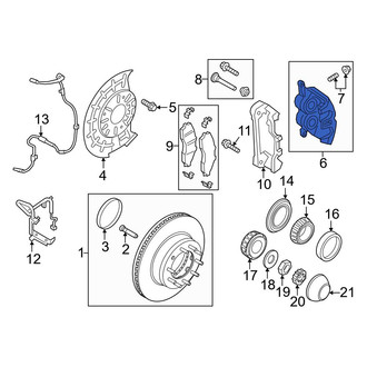 Ford OE - Front Right Disc Brake Caliper