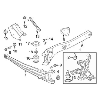 Ford OE - Front Suspension - Suspension Components (XL Regular Cab / SuperCab / Crew Cab RWD)