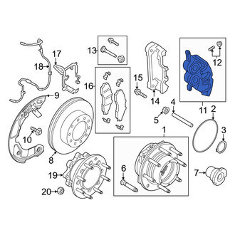 Ford OE - Front Left Disc Brake Caliper