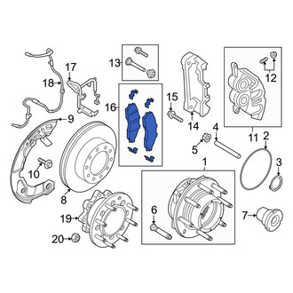 Ford OE - Front Disc Brake Pad Set
