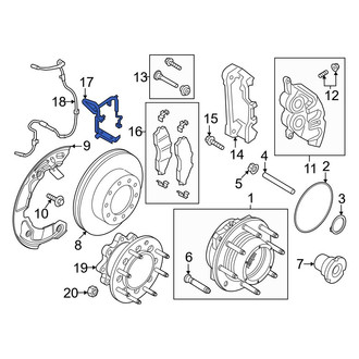 Ford OE - Front Left Brake Hydraulic Hose
