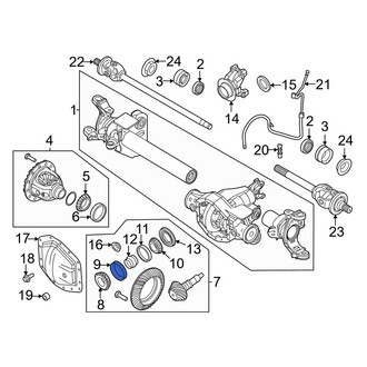 Ford OE - Front Inner Differential Pinion Race