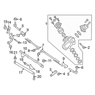 Ford OE - Steering Gear & Linkage (XL Regular Cab / SuperCab / Crew Cab RWD)
