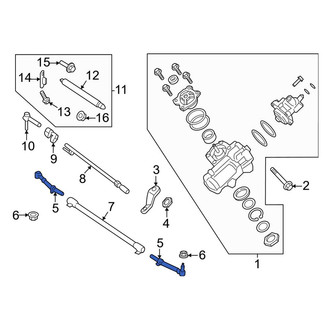 Ford OE - Right Steering Tie Rod End