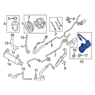 Ford OE - Front Power Steering Line