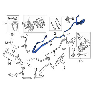 Ford OE - Power Steering Pressure Hose