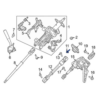 Ford OE - Steering Coupling Boot Bolt