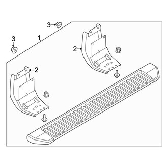 Ford OE - Cab - Running Board (Regular Cab), (Regular Cab)