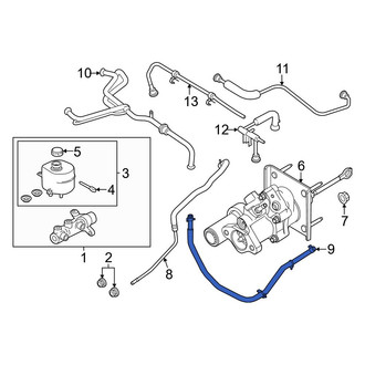 Ford OE - Front Left Brake Hydraulic Hose