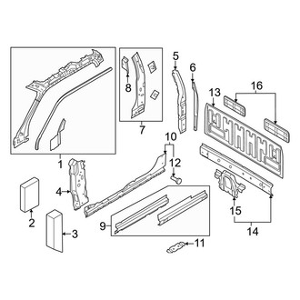 Ford OE - Cab - Back Panel (SuperCab)