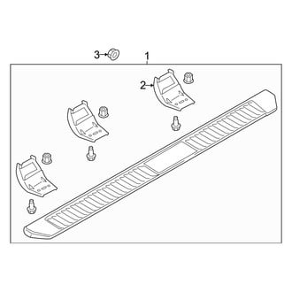 Ford OE - Cab - Running Board (Super Cab, Production-Type 1, Platform), (SuperCab)