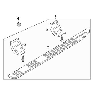 Ford OE - Cab - Running Board (Super Cab, Production-Type 3, Accent Color), (SuperCab)